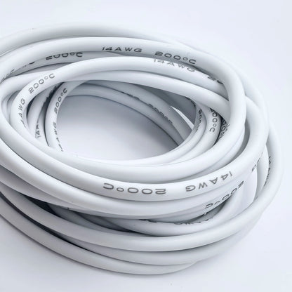 14/16/18/20/22/24/26/28/30 AWG Silicone Electric Wire 3 Meter/10ft- Soft, Flexible Tin-Copper Wire High Temperature Resistant