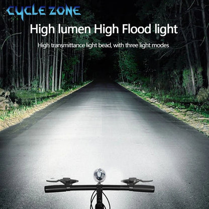 Vintage Bicycle Front Light 3 LED Bike Headlight MTB Flashlight Retro Design Cycling Head Lamp for Night Riding Black Silver