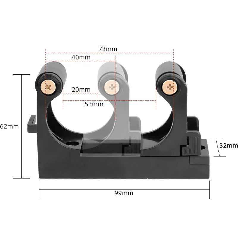 Deemount Mount Bike Hooks Adjustable Bicycle Wall Holder Rack Buckle Hanger Horizontal Vertical Storage Fits 1.0-2.8 Inches T