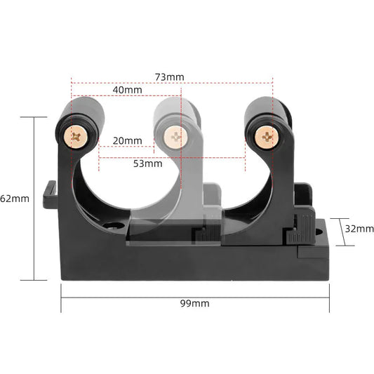 Deemount Mount Bike Hooks Adjustable Bicycle Wall Holder Rack Buckle Hanger Horizontal Vertical Storage Fits 1.0-2.8 Inches T