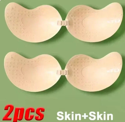 Invisible Strapless Adhesive Stick Bra Breast Tape Push Up Bras Women Lingerie Seamless Silicone Nipple Covers Bralette Pasti