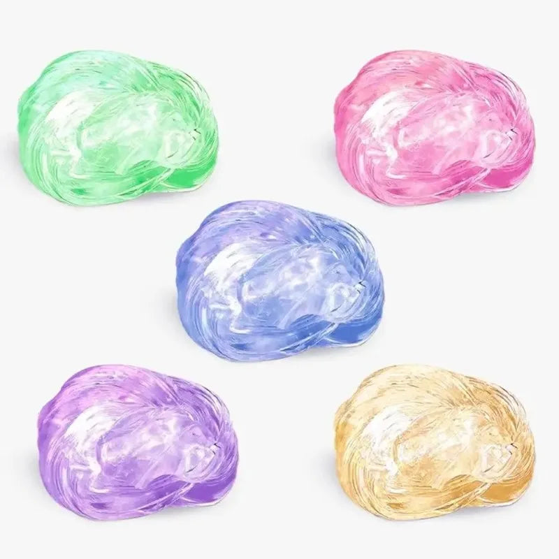 Lab Putty Crystal Clear Glass (1 Pack) Beste Denkende Slimme Crazy Stress Putty met Tin, Sensory & Bouncing Speelgoed