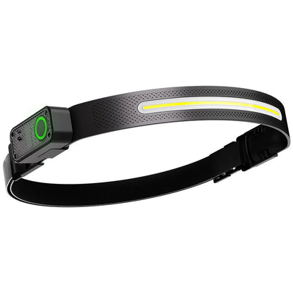 Rechargeable COB LED USB Headlamp Strong Magnetic Powerful Headlight Super Bright Waterproof Head Torch For Outdoor Fishing -