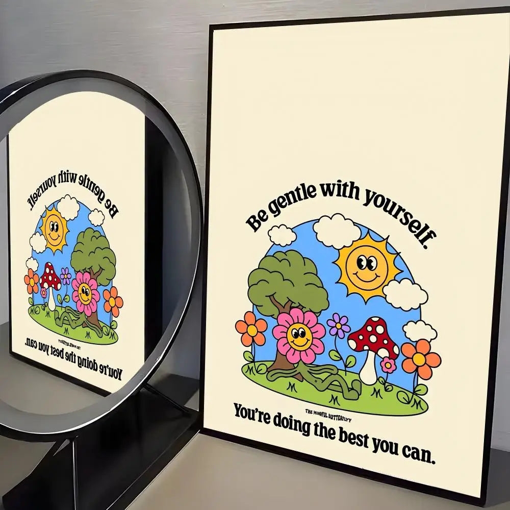 Funny A-Advertise Poster Modern and Elegant Wall Stickers for Home Decor Living Room Dormitory Wall Art
