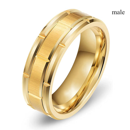 Charm Couple Rings Romantic Women Red Rhinestones Rings Set Trendy Men Stainless Steel Celtic Dragon Rings Wedding Band Jewel