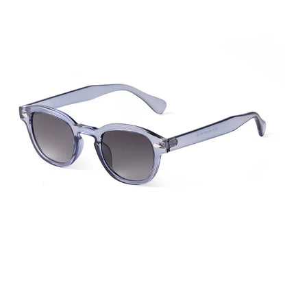 Vintage Fashion Shell Round Sunglasses Women Men 2024 Brand Design Retro Rivet Yellow Blue Lens Square Sun Glasses Female UV4