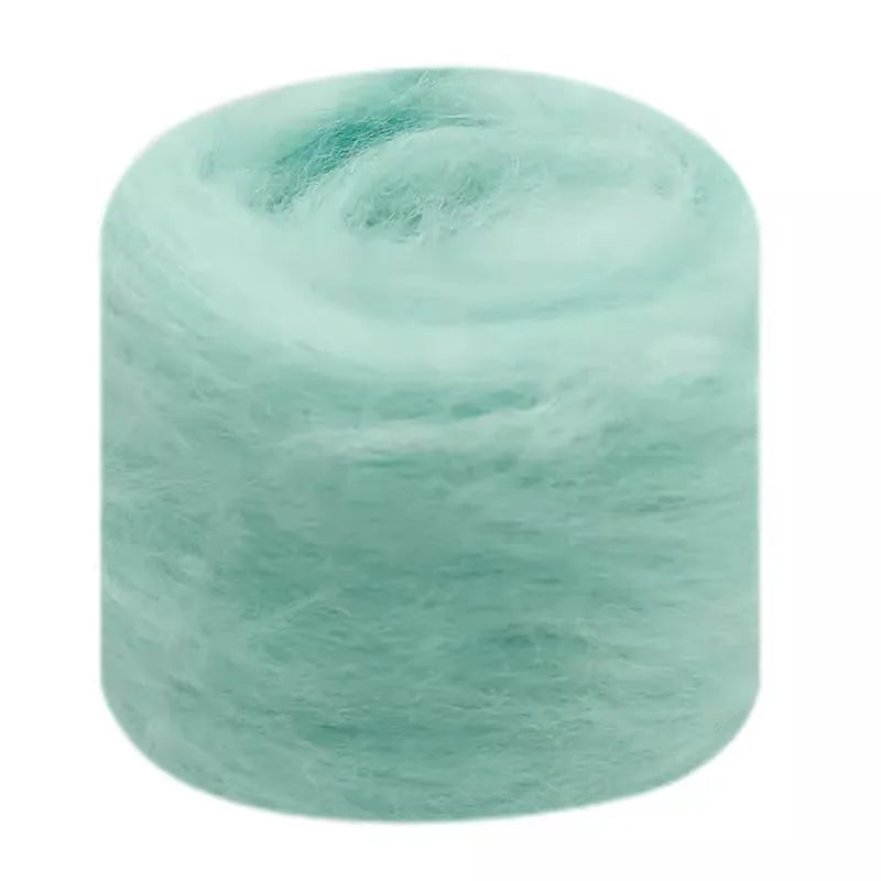 Needle Felting Wool Fibre Wool Roving for DIY Craft Materials, Needle Felt Roving Fabric Felt Craft Toys Handmade Felting Cra