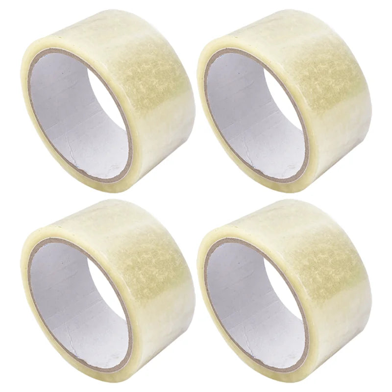 1800inch/Roll Transparent Tape Packaging Tools Office Packing Supplies Waterproof PP Material Durable Can Be Written As Marki