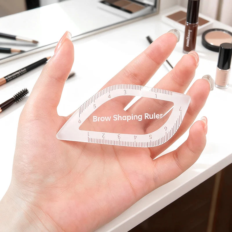 1PC Brow Mapping Ruler Eyebrow Shaping Ruler 1 Minute Fast Drawing Design Brow Easy Tool Microblading Permanent Mekup Stencil