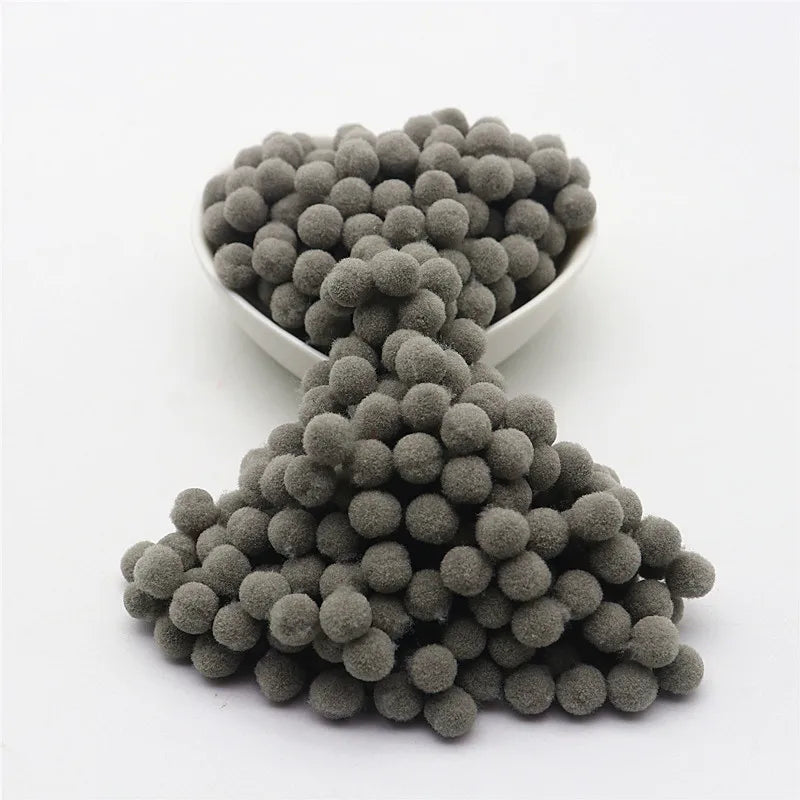 15g Fluffy Soft Pompom 8 Mm 10 Mm 15 Mm 20 Mm 25 Mm 30 Mm Plush Pompom DIY Home Decoration Crafts Toys - 23 / 8mm 15g