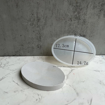 Soap Storage Tray Concrete Silicone Molds Square Soap Dish Plate Resin Epoxy Moulds Handmade Cement Plaster Soap Box Holder M