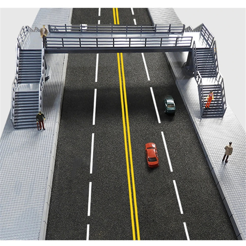 Classic Diorama Simulation Highway Urban Landscape Road Sticker Handmade Sand Table PVC Material Model & Railway Building DIY