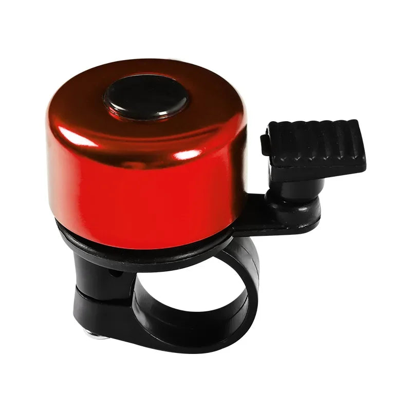 Bicycle Bell Alloy Mountain Road Bike Horn Sound Alarm For Safety Cycling Handlebar Bicycle Call Accessories - red
