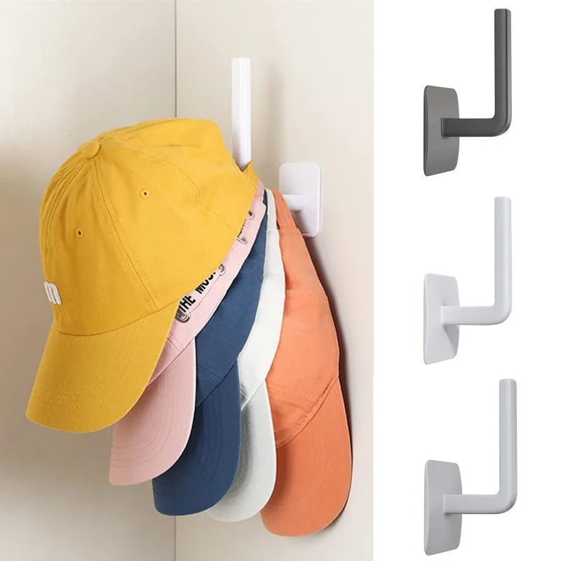 Hat Rack for Baseball Caps No Drilling Adhesive Hat Hook for Wall Door Closet Cap Hanger Storage Hat Home Organizer Holder