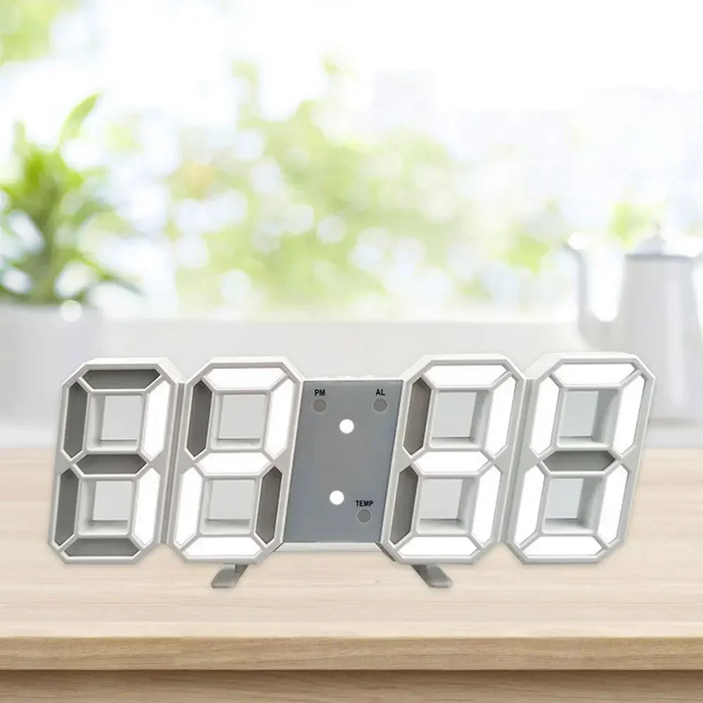 Digital Decoration for Bedroom Desk Watches Led Wall Clock Living Room Alarm Modern Home and Decoration Electronic Table Deco