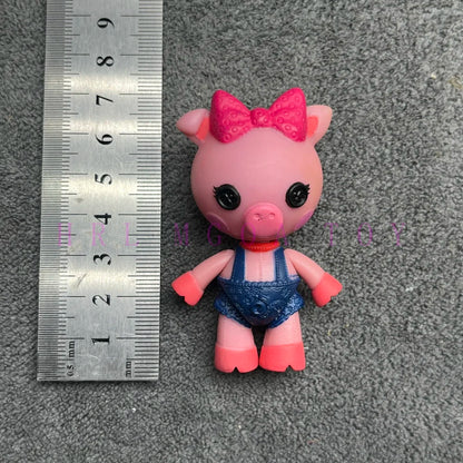 Original 8-10cm Can Choose Lalaloopsy Little Sister and Pet Dolls PVC Holiday Gift Collection Pvc Toys - A35-1PC