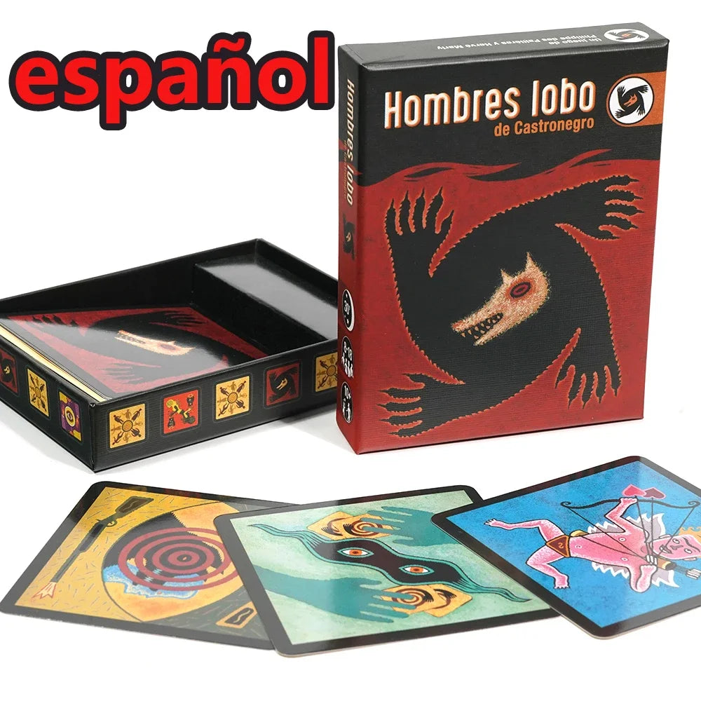 The Werewolf Cards A 24 Table Game With Paper Guidebook, Puzzle Leisure Family Friend Party Board Deck,Halloween Christmas Gi