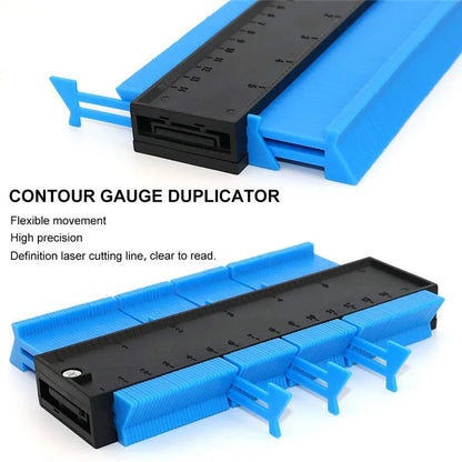 Contour Gauge Cutting Template Multi-Functio Measuring Instrument Woodworking Tool Tiles Measure Ruler Construction Contour T