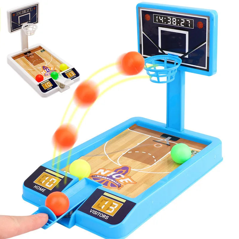 Board Game Mini Basketball Finger Shooting Machine Party Table Interactive Sport Games Parents Children Boys Girls Desktop To