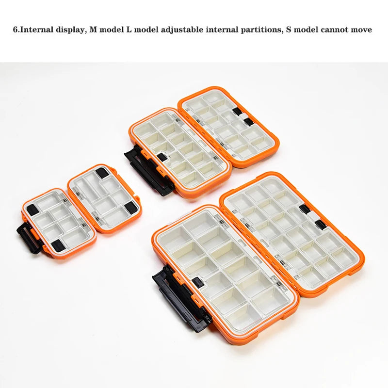 Waterproof Fishing Tackle Box Fishing Accessories Tool Storage Box Fish Hook Lure Fake Bait Boxes Carp For Fishing Goods