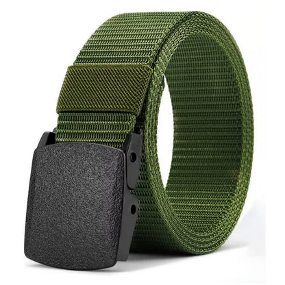 2Pcs New Automatic Buckle Nylon Belt Outdoor Hunting Multifunctional Tactical Canvas Belt Men Belt