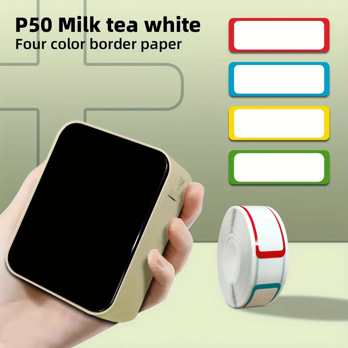 Marklife P15 Thermal Label Printer Similar as D11 D110 D101 Labeling Machine Wireless Bluetooth Label Maker With Label Sticke