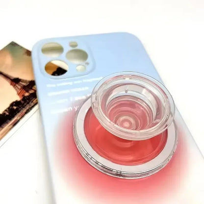Magnetic Safe Ring Finger Expanding Stand Folding Mobile Phone Grip Holder Socket Pocket Support for iPhone Mac Samsung Xiaom