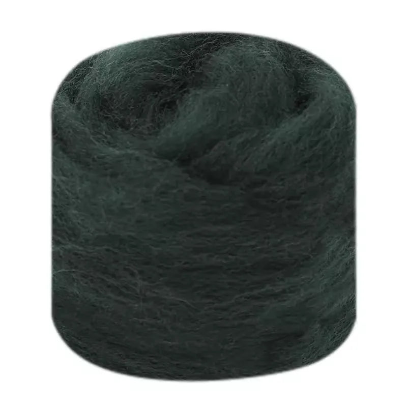 Needle Felting Wool Fibre Wool Roving for DIY Craft Materials, Needle Felt Roving Fabric Felt Craft Toys Handmade Felting Cra