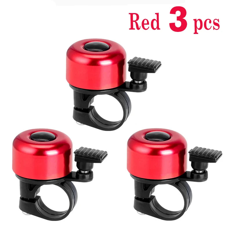 1~3pcs Bicycle Bell Aluminum Alloy MTB Horn Ring Safety Sound Alarm Handlerbar Cycling Warning Alarm Children Bike Accessorie