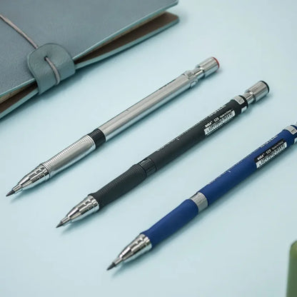 Mechanical Pencil Set 2.0 mm with 2B Black/Colors Lead Refill For Writing Sketching Art Drawing Painting School Automatic Pen
