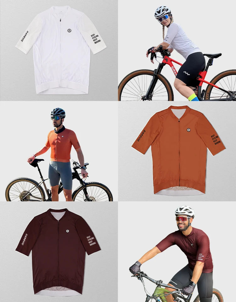 DAREVIE Cycling Jersey Small Size SPF 50+ Men Women Cycling Jersey Fashion Bike Jersey Pro Team Cycling Shirt