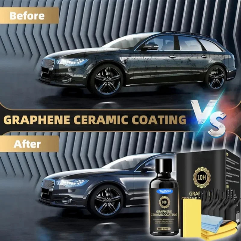 Graphene Ceramic Coating 20H/12H with Self Healing and UV Track Technology Car Detailing Professionals 10+ Years of Protectio