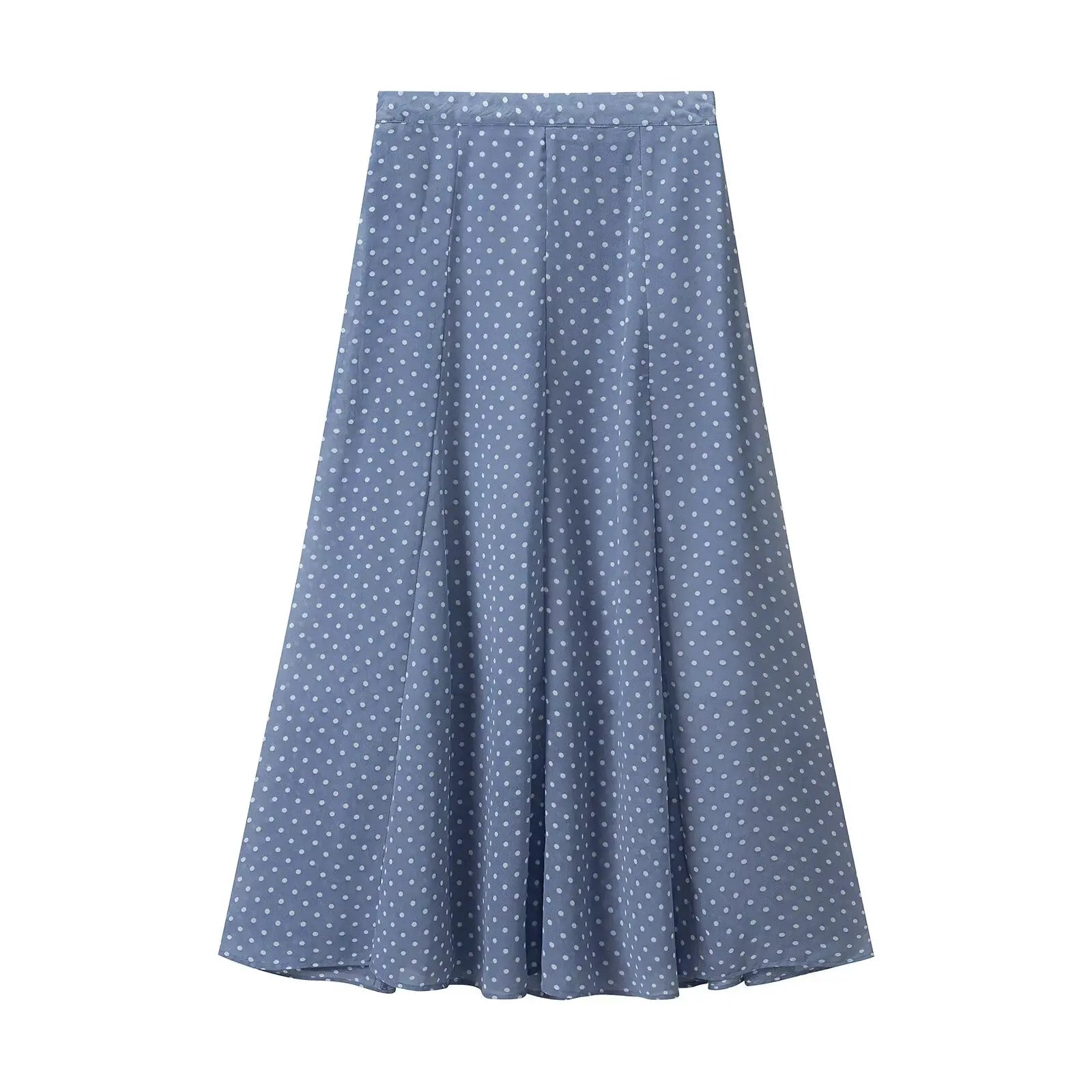 KONDALA Vintage Polka Dot Women Sets Chiffon Bow Tie Loose Blouses Loose Long Skirts Fashion 2026 Spring Summer Holiday Suits
