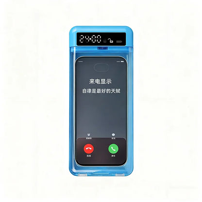 Transparent Phone Lock Box with Display Screen Self-Discipline Device Smart Timer Phone Lock Box Student Phone Time Manager -