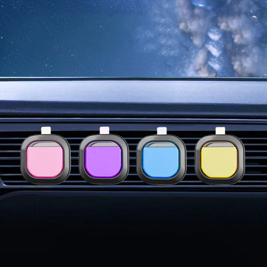 Car Fragrance Auto Air Outlet Aromatherapy Clip with Essential Oil Air Freshener Car Interior Odor Removing Fragrance Perfume