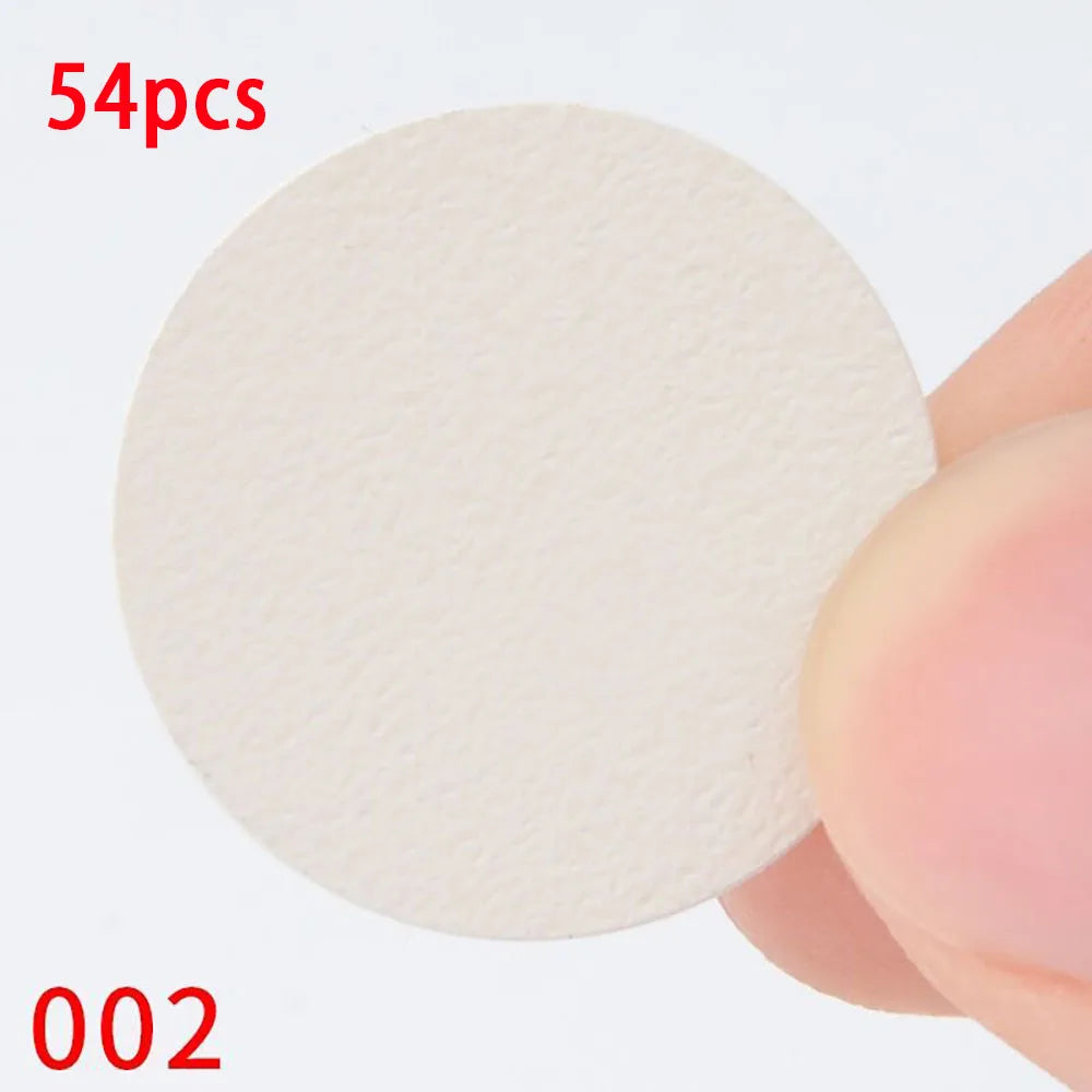 54Pcs/Set Wooden Furniture Self Adhesive Screw Cap Cover Hole Stickers Wood Craft Desk Cabinet Drawer Art Sticker Ornament