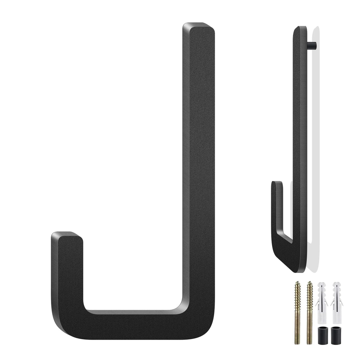 3-10 Inch Floating Aluminum House Address Numbers Letters, Modern Metal House Numbers for Outside, Black Metal Door Address L