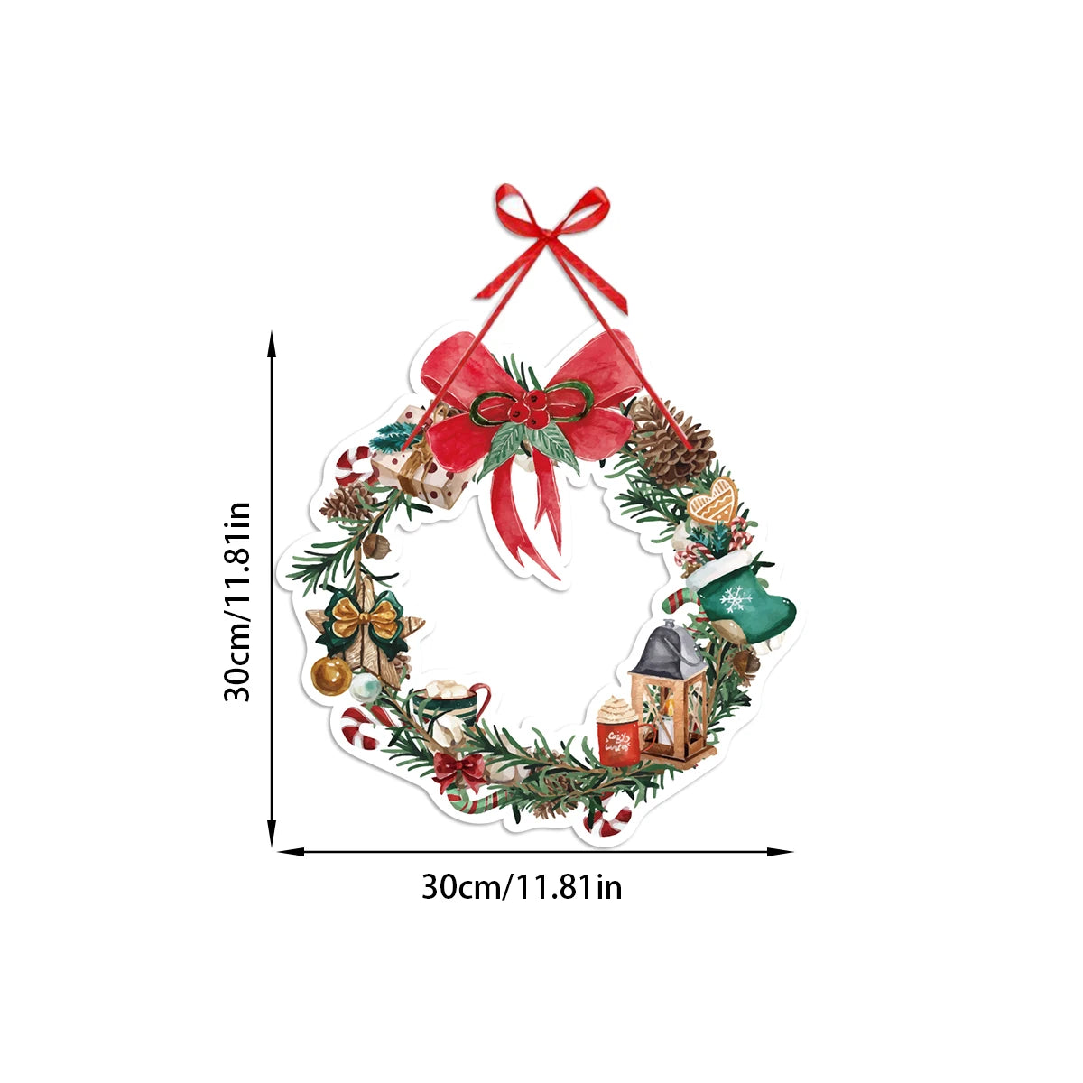 Merry Christmas Hanging Flag Porch Door Banner Santa Claus Snowman for Home Ornaments Door Decoration Supplies New Year Decor