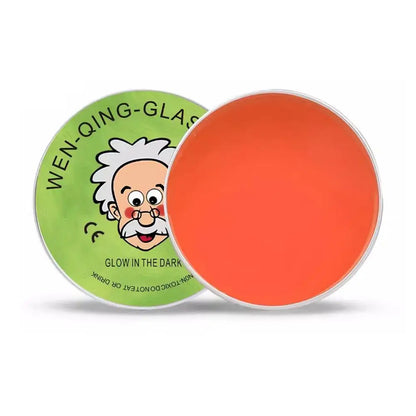 Lab Putty Crystal Clear Glass (1 Pack) Beste Denkende Slimme Crazy Stress Putty met Tin, Sensory & Bouncing Speelgoed - Orang