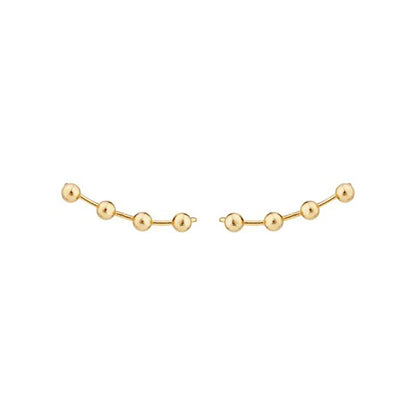2021 gold-plated Ear Jackets Climbers Clip Earrings For Women CZ Zircon Stud Earring Earcuffs Men Jewelry - Gold C