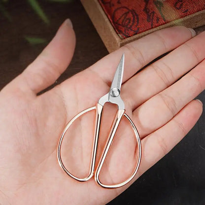 Mini Stainless Steel Scissors Vintage Tailor Scissors Durable Embroidery Scissors Fabric Thread Cutter Craft Tool For Sewing 