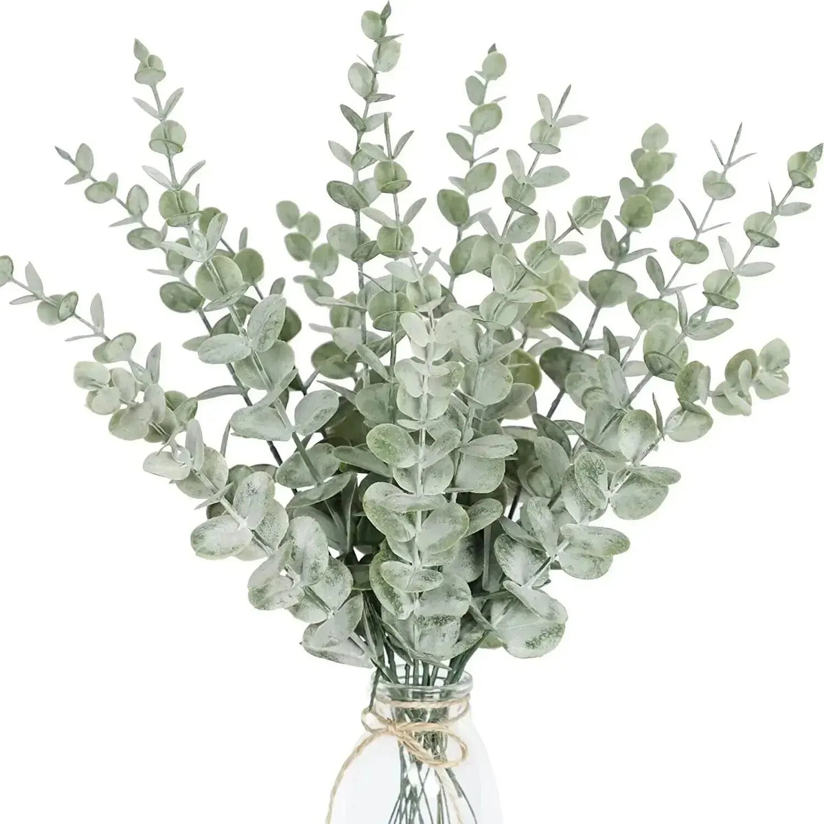 10pcs Eucalyptus Stems Artificial Eucalyptus Leaves for Home Flowers Bouquet Centerpiece Wedding Decoration Christmas Decor -