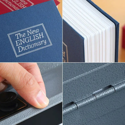 Dictionary Mini Book Safe Security Key Locker Money Hidden Secret Safe Key Safe Box Cash Money Coin Storage Jewellery Lock Bo