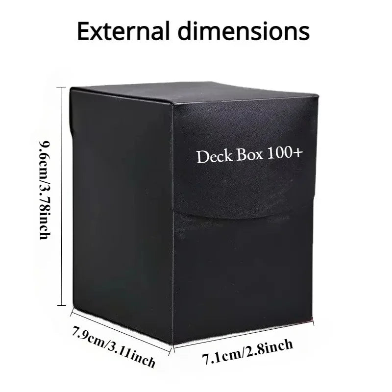 Deck Trading Cards Box for 100+ Game Baseball Card Storage Box Playing Card Carrying Case for Family Party Games Supplies