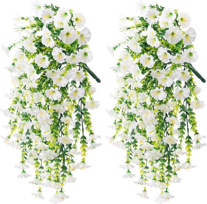 1/2Pcs Artificial Flowers Vine Morning Glory Wedding Bridal Home Room Table Festival Decor Outdoor Yard Garden Arch DIY Gift 