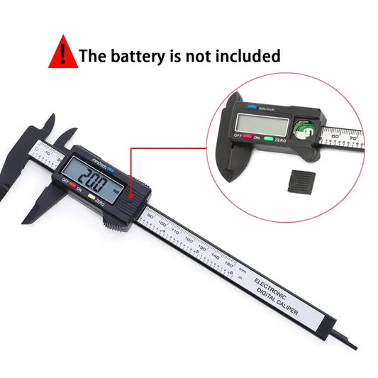 Digital Vernier Caliper Measuring Gauging Inspection Tool, Calibrator Precision Job Measurement & Analysis Instruments Gauge