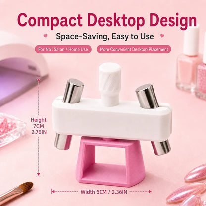Automatic Glass Bead Cat-Eye Nail Art Tool for Beginners, No Skills Required, Includes 8*30mm Magnets.