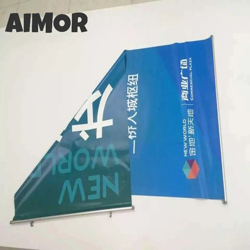 Advertising Banner Double-side Print Pvc Viny Outdoor DIY LOGO Customization Background Publicity Sport Shop Signboard