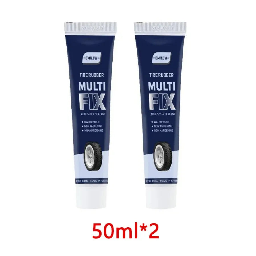 Universal Tire Repair Glue, Tire Sealant, Car Tire Repair Gel Tire Repair Gel Rubber Adhesive Not Corrosive Tire Scratches Cr