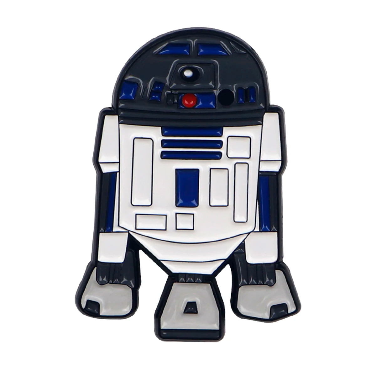 Vintage Enamel Pins Cool Robot Badge Sci-Fi Movie Lapel Pin for Jeans Cute Cartoon Pin for Backpacks Collectible Gift for Fan